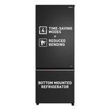 Panasonic 400L 2 Star Prime Convertible 6-Stage Smart Inverter Frost-Free Double Door Bottom Mount Refrigerator (NR-BK415BQKN, Diamond Black,Jumbo Fresh Vegetable Basket,Net Capacity 357L)
