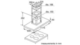 Bosch Serie- 4 Island hoods 90 cm 800 m3/hr Stainless steel Chimney (DIB098G50I, 3 Baffle Filters, Steel/Silver)