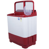 Panasonic 12 kg 5 Star Semi-Automatic Glass Lid Top Loading Washing Machine with Powerful Motor (NA-W120H6RRB, Red, Active Foam System)