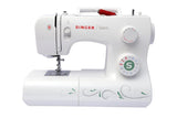 Singer Talent 3321 Automatic Zig-Zag Electric Sewing Machine with 21 Built-in Stitches (White) with 70 W Powerful motor &amp; Feed dog with 106 Teeth in 6 Rows - Get Free Online Interactive Master Class
