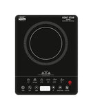 KENT Star Induction Cooktop 3000W | 6 Preset Menu | Full Microcrystalline Glass |Feather Touch Buttons &amp; LED Display |Milk Boiling &amp; Turbo Cooking Function | Overheat Protection &amp; Auto Turn-Off| Black