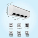 Daikin 1.5 Ton 3 Star, Fixed Speed Split AC (Copper, PM 2.5, 2022, FTL50UV16V3, White)