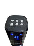 Russell Hobbs RTF4800 Tower Fan with Remote &amp; LED Display | 48" Body, 3-Speed Settings, 12-Hour Timer, Fresh Air Ionizer, Quiet DC Motor, 60W | High Air Delivery | Black