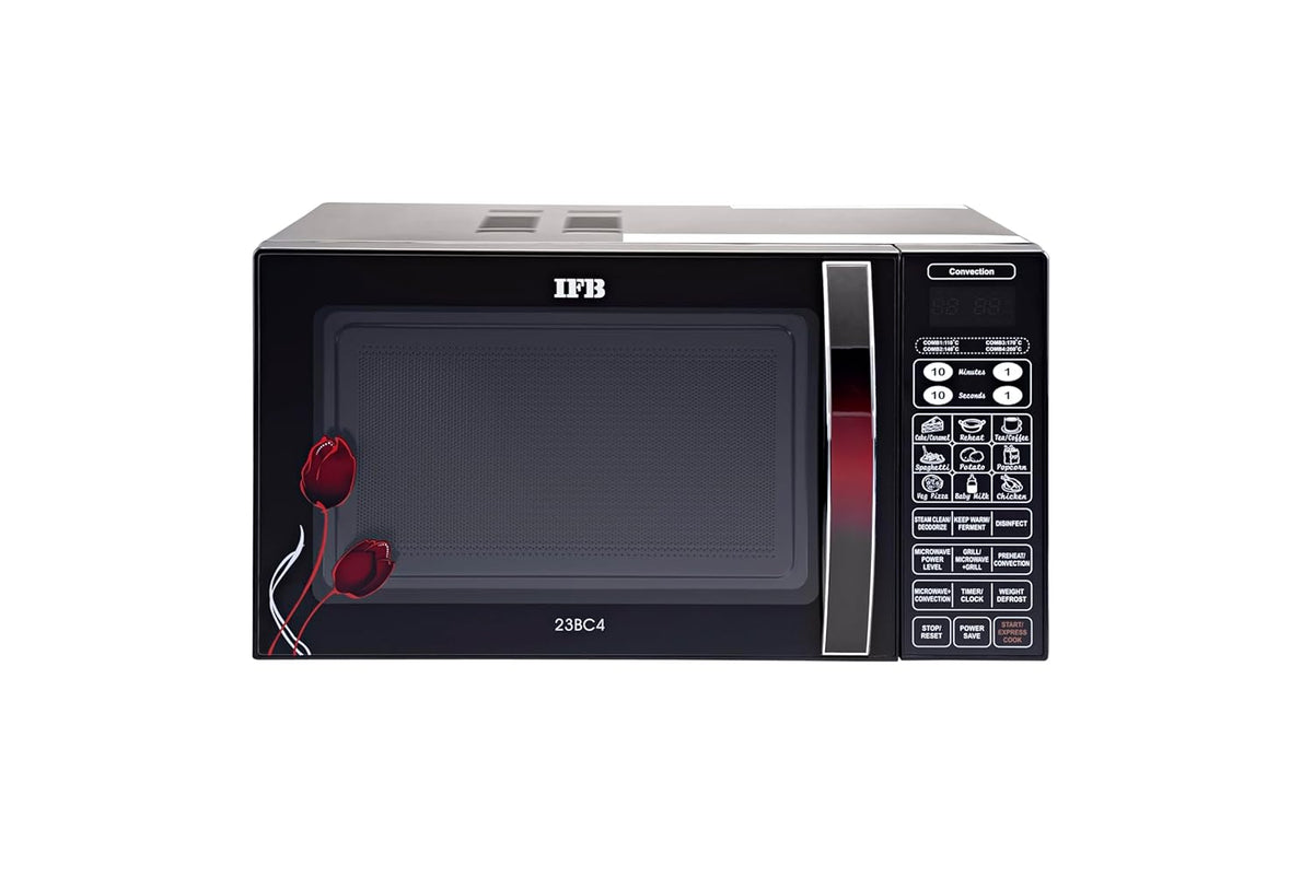 IFB 23 L Convection Microwave Oven (23BC4, Black+Floral Design)