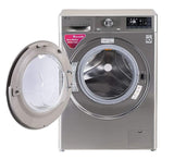 LG 7 kg Inverter Wi-Fi Enabled with STS-VCM &amp; TurboWash Fully Automatic Front Load Washing Machine with In-built Heater Grey  (FHT1207SWS)