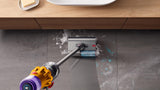 Dyson V12s Detect Slim Submarine Wet & Dry Cordless Vacuum Cleaner, 150AW Suction, Fluffy Optic, LCD Display
