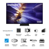 Samsung 194 cm (77 inches) 4K Ultra HD Smart OLED TV QA77S90FAELXL (Graphite Black)