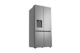 LG 604L French Door Refrigerator, Water Dispenser, Fresh Converter+, DoorCooling+™, Prime Silver Finish, 2 Star,(GV-F25FFLJB)
