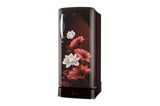LG 185 L Single Door Refrigerator with Base Stand Drawer, Smart Inverter Compressor, Direct Cool, Scarlet Lotus, 5 Star,(GLD1956ZASL)