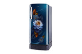LG 185 L Single Door Refrigerator with Base Stand Drawer, Smart Inverter Compressor, Direct Cool, Blue Water Lily, 3 Star,(GLD1936ZABW)