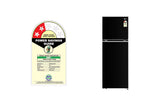 LG 380L Double Door Refrigerator, Convertible, Smart Diagnosis™, Ebony Sheen Finish, 2 Star GL-S412SESY