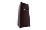 LG 380L Double Door Refrigerator, Convertible, Wi-Fi, Door Cooling™, Russet Sheen Finish, 3 Star GL-T412VRSX
