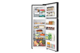 LG 398L Double Door Refrigerator, Smart Inverter Compressor, MOIST ‘N’ FRESH, Ebony Sheen, 2 Star GL-S422SESY