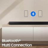 Samsung 370 W 3.1 ch (HW-B650D/XL) Dolby Soundbar, Center Firing Speakers, Surround Sound Expansion, DTS Virtual:X, Bluetooth, HDMI, Optical in (Black)