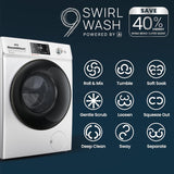 IFB 6 Kg 5 Star Powered by AI with 9 Swirl Wash, Fully Automatic Front Load Washing Machine (Diva SXN 6010K CMS,Steam Refresh Program with Eco Inverter,1000 RPM,Rich Silver, )