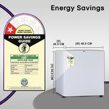 LG 43 L 1 Star Direct Cool Minibar Single Door Refrigerator (GL-M051RSWB, Super White)