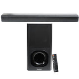 Panasonic 160W 2.1Ch with 3D Surround Soundbar Speaker System, Bluetooth, USB, RCA, AUX Inputs Remote Control (SC-HTS160GWK,Black)