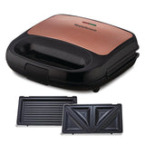 Morphy Richards 2 IN 1 750 Watt Sandwich Maker With changable Plate/Multi Grill/Luxe Rose T&amp;G (Toast &amp; Grill) With 2 Year Warranty