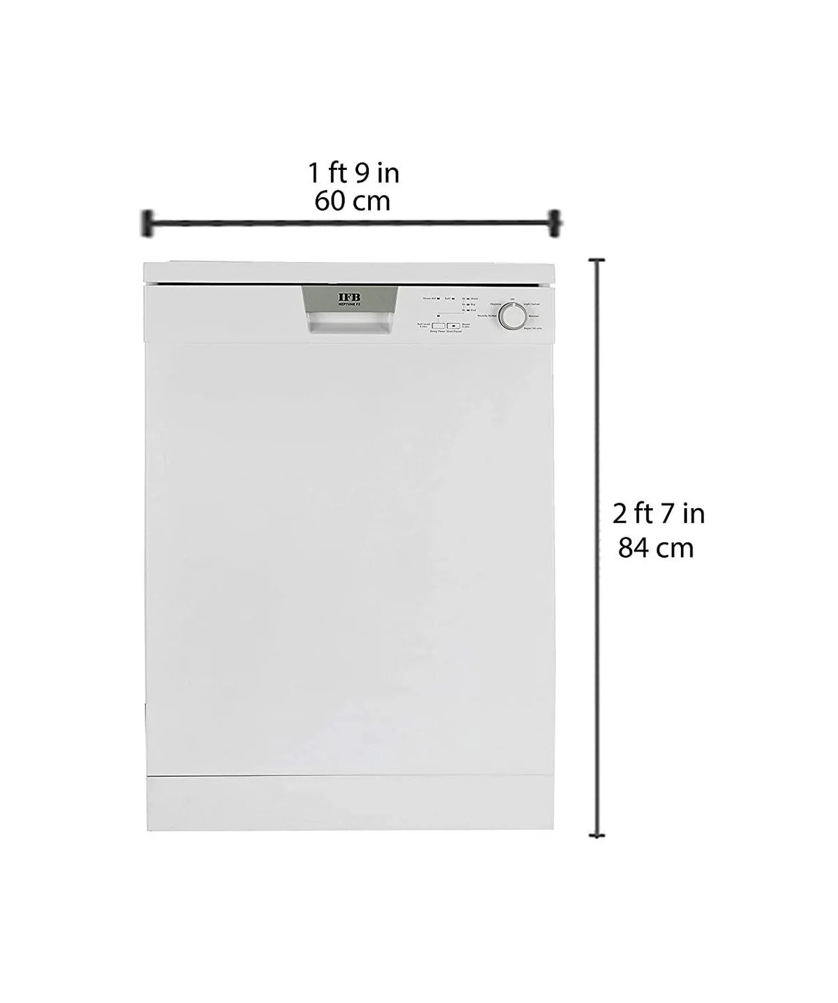 IFB Neptune FX Fully Dishwasher (12 Place Settings, White)