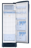Samsung 246L 3 Star Inverter Direct-Cool Single Door Refrigerator Appliance (RR26C3893CU/HL,Camellia Blue) Base Stand Drawer