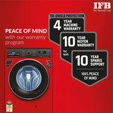 IFB 7 Kg 5 Star Front Load Washing Machine 2X Power Steam (ELITE ZRS 7012, Red, In-built Heater, 4 years Comprehensive Warranty)