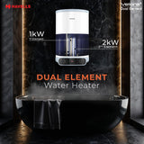 Havells All New Velora+ 15L 5 Star 3-in-1 Convertible Storage Water Heater(Geyser)|Dual Element|33% Faster Heating|safe to use|7 Year Tank &amp; 5 Year element Warranty|Free Installation &amp; Flexi pipes