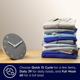 Electrolux 9kg 5 Star Fully Automatic Front Load Washing Machine with UltraMix, Full Load Vapour Wash for Sustainable Clothing, Hygienic Care, EcoInverter, Dark Silver, UltimateCare 500, EWF9024R5SB