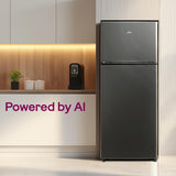 Godrej 244 L 3 Star 5 Years Comprehensive Warranty New Launch | 6-in-1 Freezer Convertible | 95%+ Food Surface Disinfection | Double Door Refrigerator (RT EONVALOR 280CN RCIF FS ST, Fossil Steel)