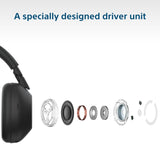 Sony WH-1000XM6 The Best Wireless Noise Canceling Headphones, HD NC Processor QN3, 12 Microphones, Adaptive NC Optimizer, Mastered by Engineers, Studio-Quality- Midnight Blue