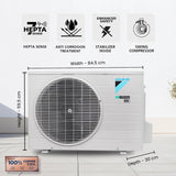 Daikin 1.5 Ton 3 Star Inverter Split AC (Copper, PM2.5 Filter, FTKL50XV16, White)