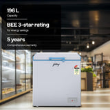 Godrej 207 L 3 Star Deep Freezer, Convertible Freezer & Cooler, Pentacool+ Cooling, D-Cool Technology, Copper Capillary, 5 Years Compressor Warranty (DH ESNCH 230C 1HCGP RW)