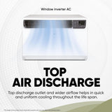 LG 1.5 Ton 5 Star DUAL Inverter Window AC (AW-Q18WUZA) | Convertible 4-in-1 Cooling | Copper Condenser | White