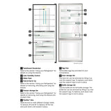 Electrolux 529L Frost Free Inverter Double Door Refrigerator, Bottom Freezer, TasteLockAuto &amp; TasteGuard Technology, Stainless Steel, UltimateTaste 500, EBE5302C-S