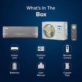 Blue Star IA318IXUS 1.5 Ton 3 Star Smart Inverter Split Air Conditioner | Iconia Series | AI Pro+ | Wi-Fi | 4-Way Swing | Copper Condenser | Midnight Silver