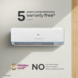 Godrej 1.5 Ton 3 Star, 5 Years Comprehensive Warranty, Anti-Leak, 5-In-1 Convertible Cooling, Inverter Split AC (Copper, Heavy duty cooling, AC 1.5T EI 18DINV3R32 SYB AL, White)