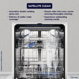 Electrolux 15 Place Settings Dishwasher Machine for Home, Fully Automatic with AirDry, Stainless Steel, UltimateCare 700, ESZ69300SX