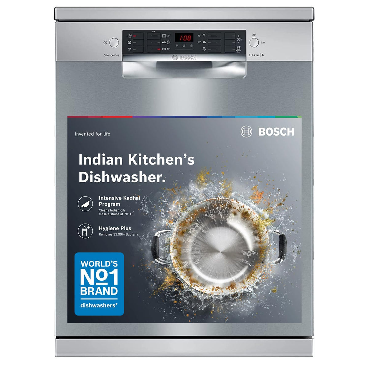 Bosch 15 Place Dishwasher – Free Standing, Silent, Water Efficient (Open Box / Without Box)