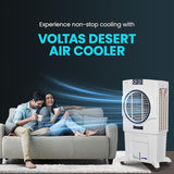 Voltas Magic Air 85 Round Room Air Cooler for Home, Honey Comb Cooling Pads with 3 Speed Control Functions, 85 Litres, White