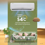 Lloyd 1.5 Ton 5 Star, Inverter Split AC (Element Series,Cools Even at 52°C, Smart 4 Way Air Swing, Turbo Cool, Anti Corrosion Coating, 100% Copper, White, GLS18I5AGCGR)