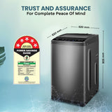 Haier 7 kg 5 Star Ultra air fresh Fully Automatic Top Load, (HWM70-306S8,Dark Jade Silver)