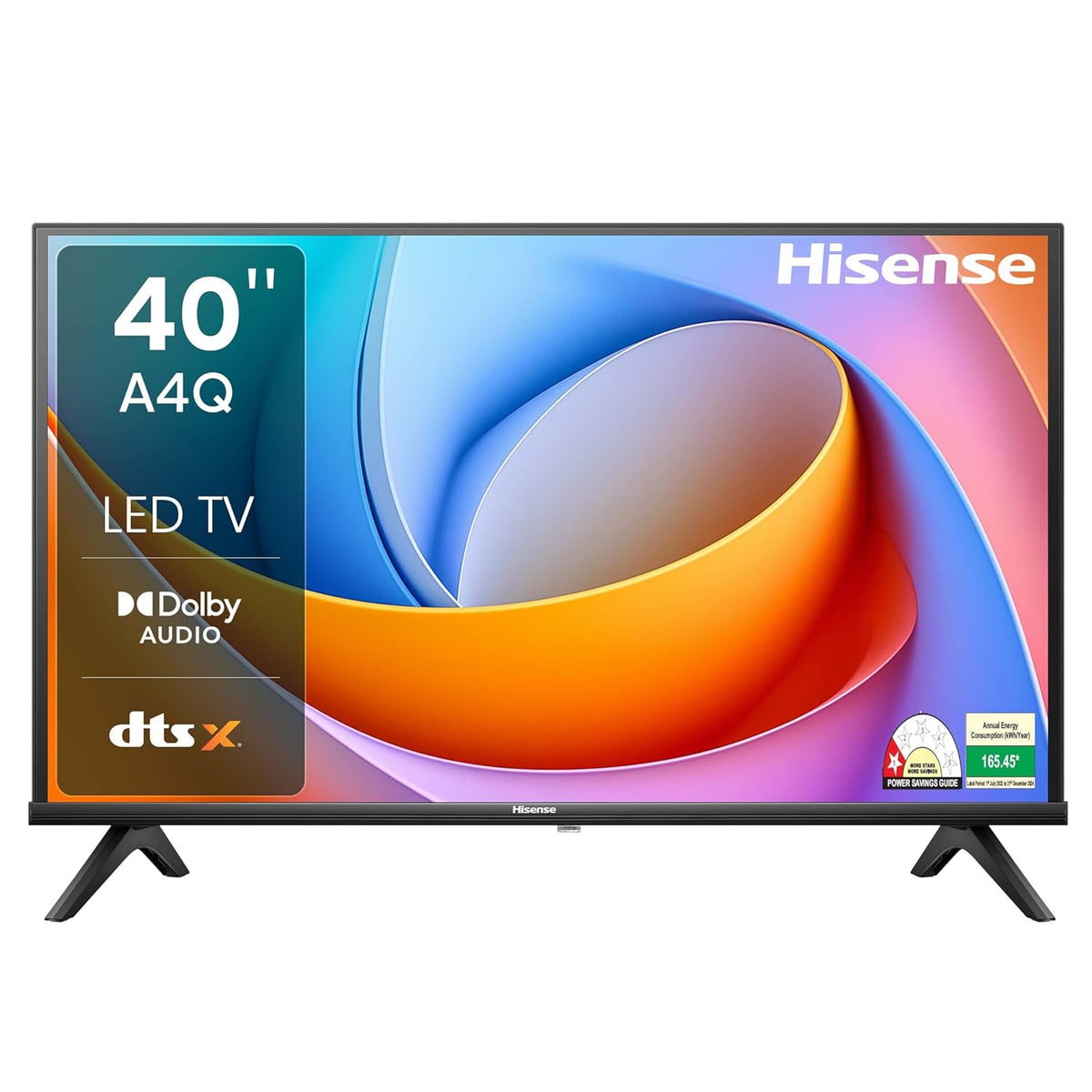 Hisense 100 cm (40 Inches) FHD Smart TV | HDR10 | 4K AI Upscaler | 20W Powerful Speakers, DTS Virtual: X | AI Sports Mode | Voice Remote | VIDAA OS | 40A4Q (Black)