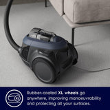Electrolux UltimateHome 700 Canister Bagless Vacuum Cleaner for Home, 2000 W, 1.6 litres Capacity, 16A Plug, Nesno High Nozzle, 3-in-1 Kit, Washable Hygiene Filter, Denim Blue, EFC71611
