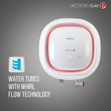 Havells Adonia R 15 Litre Storage Water Heater(Geyser)| Temp. Sensing LED Indicator|Digital Display| Remote Control|5 Star|Warranty:7 Year on Tank |With Shock safe Plug| Free Installation&amp; Flexi Pipes
