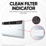 LG 1.5 Ton 5 Star DUAL Inverter Window AC (AW-Q18WUZA) | Convertible 4-in-1 Cooling | Copper Condenser | White