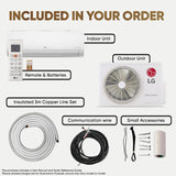 LG 1.5 Ton 3 Star Hot &amp; Cold, DUAL Inverter Split AC (Copper, Convertible 5-in-1, VIRAAT Mode, 4 Way Swing, HD Filter with Anti-Virus Protection, US-H18VNXE, White)