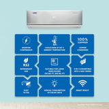 Blue Star 2 Ton 5 Star, 60 Months Warranty, Inverter Split AC (Copper, Convertible 5 in 1 Cooling, Multi Sensors, Dust Filter Blue Fins, Self Diagnosis, IC524DNUR,White)