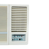 Kelvinator 1 Ton 2 Star Fixed Speed 5 In 1 Expandable Window Ac (Copper,White With Blue Fin Coating,PM 2.5 Filter KAW-F12BPSC) (Open Box / Without Box)
