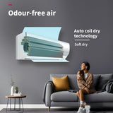 Hitachi 1.8 Ton Class 2 Star, 4-Way Swing, Long airthrow, Fixed Split AC (100% Copper, Dust Filter, 3200FL RAS.B222PCAIBA1, White)