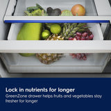 Electrolux 4‑Door Multi‑Door Refrigerator (564L Net), AI Cool Assist, Energy‑Efficient Inverter Compressor, 360° Cooling, French Door Design, Premium Black Finish – EQE5700D‑B