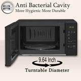 LG 20 L Grill Microwave Oven (MH2044DB, Black, Quartz Heater, I-Wave Technology, Indian Cuisine, Auto Cook Menu, Steam Clean, Anti-Bacterial Cavity &amp; Health plus Menu)